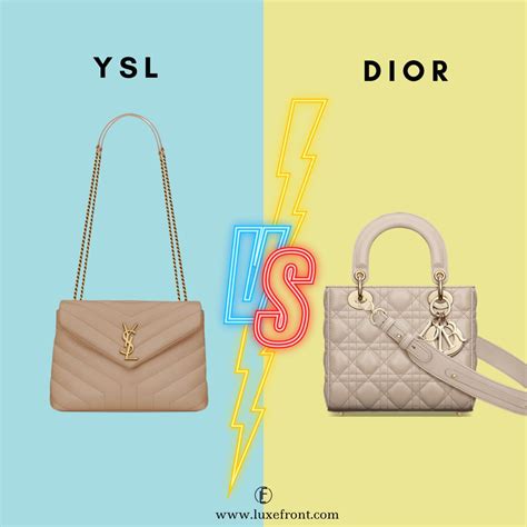 dior vs ysl purse.